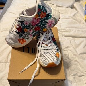 NOBULL Women's Floral White Sneakers